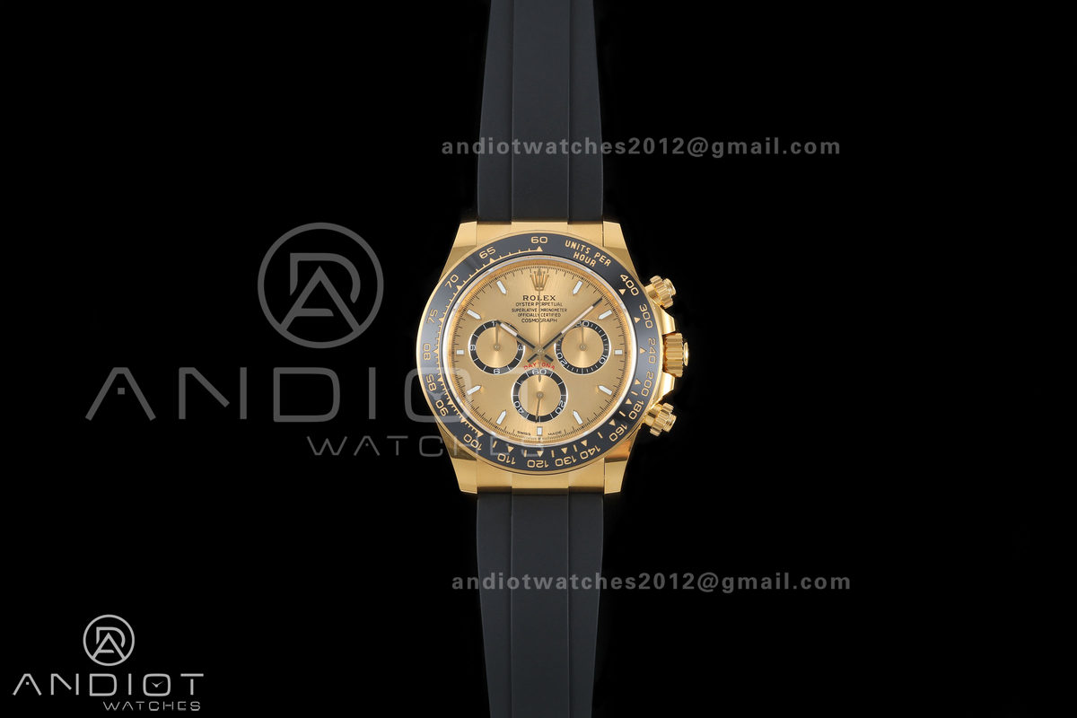 Daytona 126518 BTF 1:1 Best Edition YG Dial on Oysterflex Strap DD4131 (Weighted)